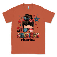 Copper all american mama messy bun Classic Tee - Zillion Design Studio