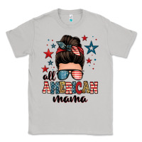 Moon Dust all american mama messy bun Classic Tee - Zillion Design Studio
