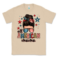 Mushroom all american mama messy bun Classic Tee - Zillion Design Studio