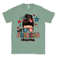 Sage all american mama messy bun Classic Tee - Zillion Design Studio