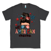 Smoke all american mama messy bun Classic Tee - Zillion Design Studio