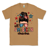 Toasted Coconut all american mama messy bun Classic Tee - Zillion Design Studio