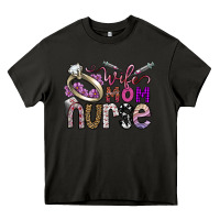 Asphalt wife mom nurse Heavy Core Tee - SublimationCraftShop