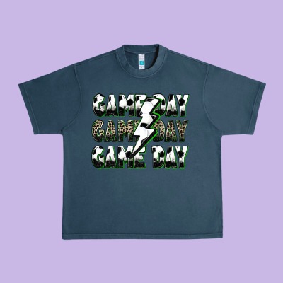 Game Day Game Day Soccer Lightning Bolt Urban Heavy Tee Designed By Zillion Design Studio
