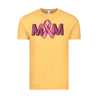 Vintage Mustard Breast Cancer Awareness Mom Vintage Tee - RanaPortraitStore