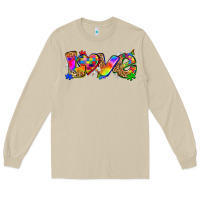 Mushroom love autism Long Sleeve Tee - Zillion Design Studio