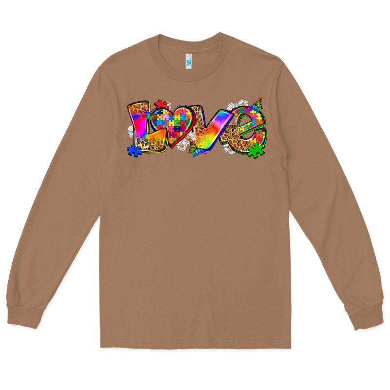 Love Autism Long Sleeve Tee by Zillion Design Studio | Teevron