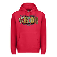 Cardinal she speaks with wisdom proverbs 31 26 Premium Hoodie - NancyCooperArtShop