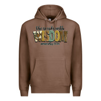 Chestnut she speaks with wisdom proverbs 31 26 Premium Hoodie - NancyCooperArtShop