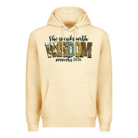 Pina Colada she speaks with wisdom proverbs 31 26 Premium Hoodie - NancyCooperArtShop