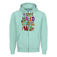 Seafoam happy hallothankmas Zipper Hoodie - FaDigitalArtStudio