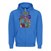 True Royal happy hallothankmas Zipper Hoodie - FaDigitalArtStudio