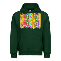 Foreset Green Easter Brushstrokes Urban Hoodie - BundleAndBundleShop