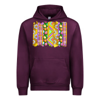 Mauve Wine Easter Brushstrokes Urban Hoodie - BundleAndBundleShop