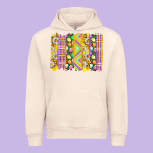 Easter Brushstrokes Urban Hoodie Designed By Bundleandbundleshop