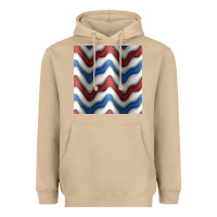 Mushroom 4th july stripes seamless pattern Heavyweight Hoodie - BundleAndBundleShop