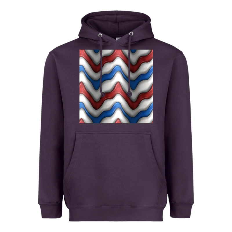 4th July Stripes Seamless Pattern Heavyweight Hoodie by BundleAndBundleShop | Teevron