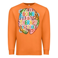 Carrot going to therapy is cool Premium Sweatshirt - NancyCooperArtShop