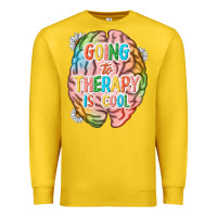 Lemon going to therapy is cool Premium Sweatshirt - NancyCooperArtShop