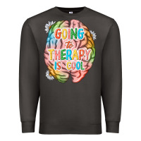Smoke going to therapy is cool Premium Sweatshirt - NancyCooperArtShop