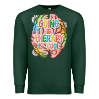 Sports Green going to therapy is cool Premium Sweatshirt - NancyCooperArtShop