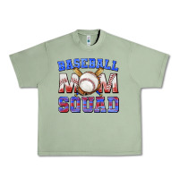 Oil Green baseball mom squad Urban Heavy Tee - texasbilliewilder