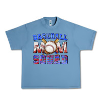 Pebble Blue baseball mom squad Urban Heavy Tee - texasbilliewilder