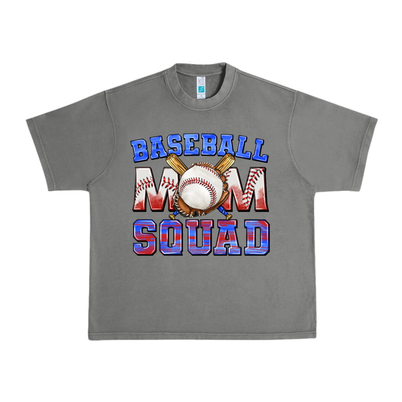 Baseball Mom Squad Urban Heavy Tee by texasbilliewilder | Teevron