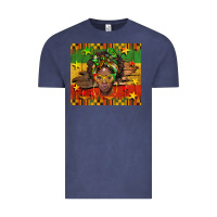 Vintage Denim juneteenth black women  tumbler Vintage Tee - BarkalooDesign