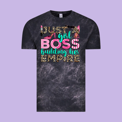 Just A Girl Boss Building Her Empire Vintage Tee Designed By Texasbilliewilder