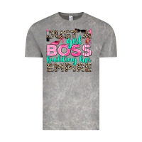 Cloud Rock just a girl boss building her empire Vintage Tee - texasbilliewilder