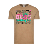 Vintage Coffee just a girl boss building her empire Vintage Tee - texasbilliewilder