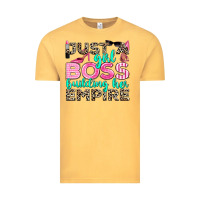 Vintage Mustard just a girl boss building her empire Vintage Tee - texasbilliewilder