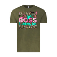 Vintage Olive just a girl boss building her empire Vintage Tee - texasbilliewilder