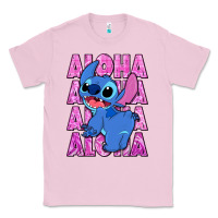 Bubblegum Pink aloha stitch Classic Tee - Zillion Design Studio