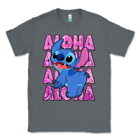 Charcoal Heather aloha stitch Classic Tee - Zillion Design Studio