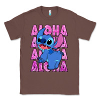 Chestnut aloha stitch Classic Tee - Zillion Design Studio