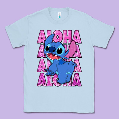 Aloha Stitch Classic Tee Designed By Zillion Design Studio