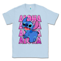 Dusty Blue aloha stitch Classic Tee - Zillion Design Studio