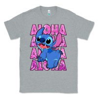 Heather Grey aloha stitch Classic Tee - Zillion Design Studio