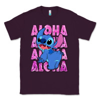 Plum aloha stitch Classic Tee - Zillion Design Studio