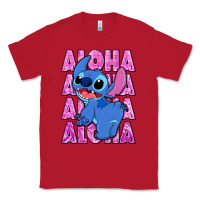 Red aloha stitch Classic Tee - Zillion Design Studio