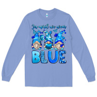 Colony Blue in april we wear blue autism gnomes Long Sleeve Tee - Zillion Design Studio