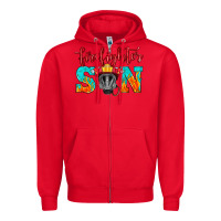 Red firefighter son boy Zipper Hoodie - HRA Design Shop