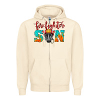 Sandshell firefighter son boy Zipper Hoodie - HRA Design Shop