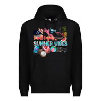 Black small businesses summer vibe Premium Hoodie - NancyCooperArtShop