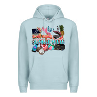 Blue Mist small businesses summer vibe Premium Hoodie - NancyCooperArtShop