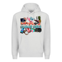 Dove Grey small businesses summer vibe Premium Hoodie - NancyCooperArtShop