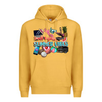 Mustard small businesses summer vibe Premium Hoodie - NancyCooperArtShop