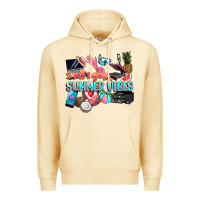 Pina Colada small businesses summer vibe Premium Hoodie - NancyCooperArtShop